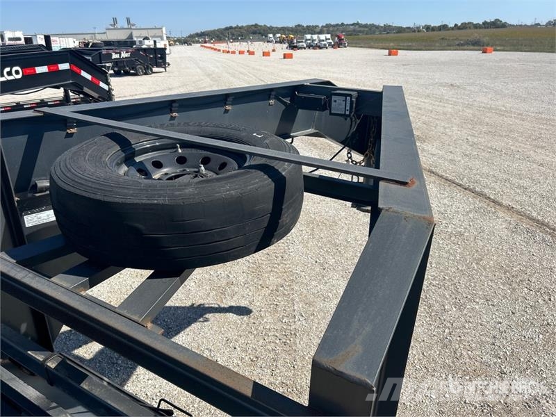 Lone Star 6450 lb 40 ft T/A Gooseneck Flatbed Trai Platformas/izkraušana no sāniem
