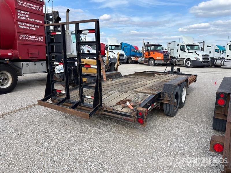 Lucon 8T152FCBW 22 ft T/A Equipment Trailer Oprijwagen