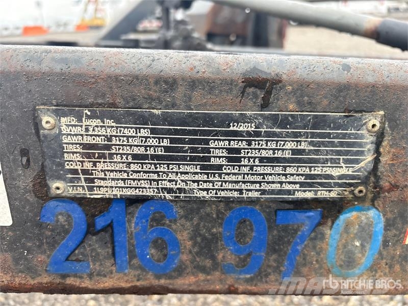 Lucon RTH-60 S/A Reel Trailer مقطورات أخرى