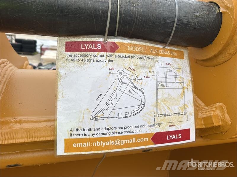 LYALS ALS EB345 66 in Digging Excavator Bucket (Un دلاء