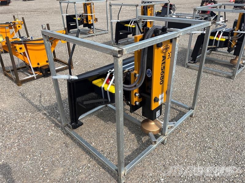 LYALS ALS680 Skid Steer Post Driver (Unused) Fencing equipment