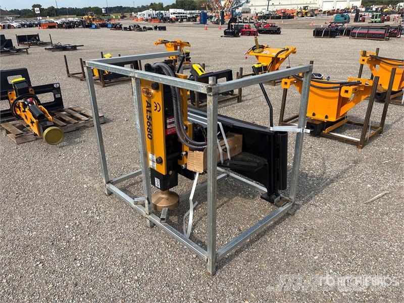 LYALS ALS680 Skid Steer Post Driver (Unused) Fencing equipment
