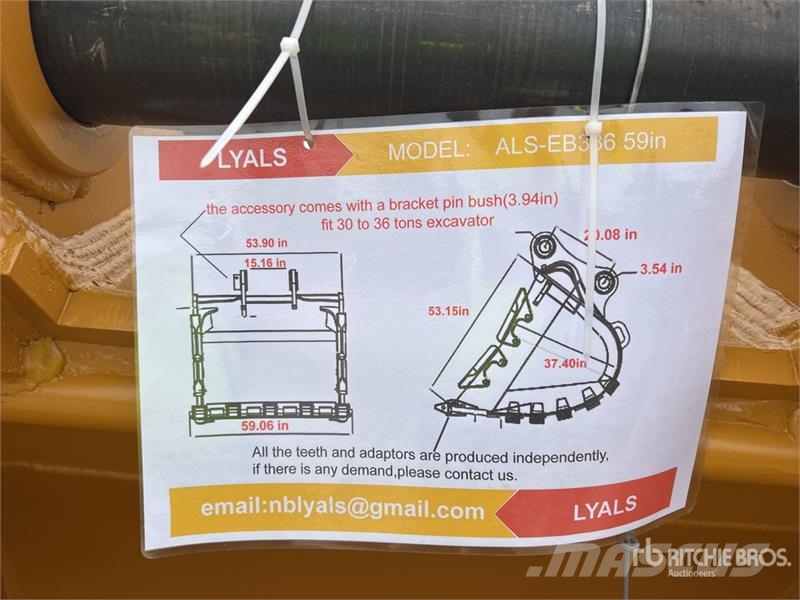 LYALS ALSEB336 69 in Digging Excavator Bucket (Unu دلاء