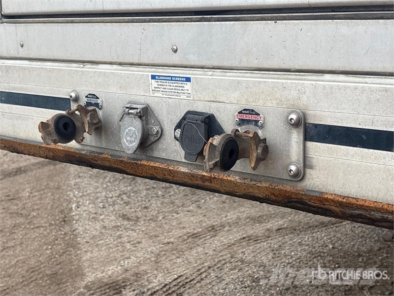 MAC 48 ft T/A Spread Axle Curtain Side Trailer Gardinanhænger