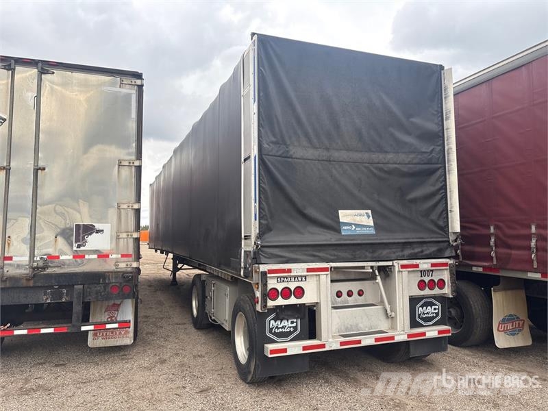 MAC 48 ft T/A Spread Axle Curtain Side Trailer Gardinanhænger