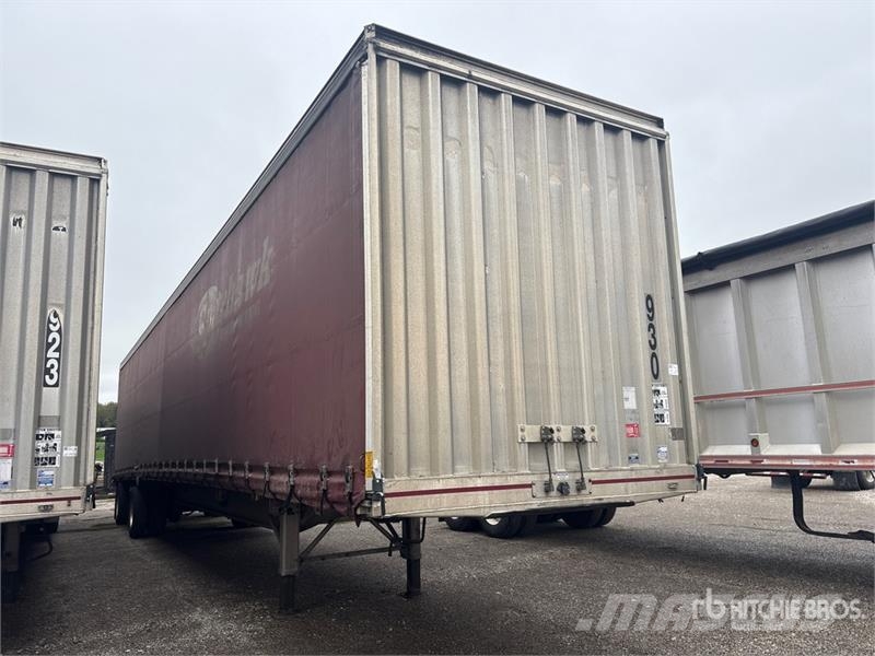 MAC 53 ft T/A Curtain Side Trailer مقطورات بغطاء جانبي