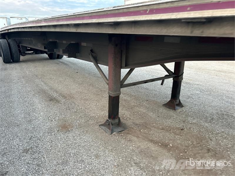 MAC 53 ft T/A Spread Axle Flatbed Trailer Pick up/Prelata