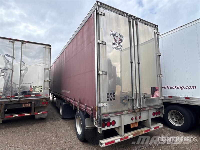 MAC 53 ft T/A Spread Axle Curtain Side Trailer Tents