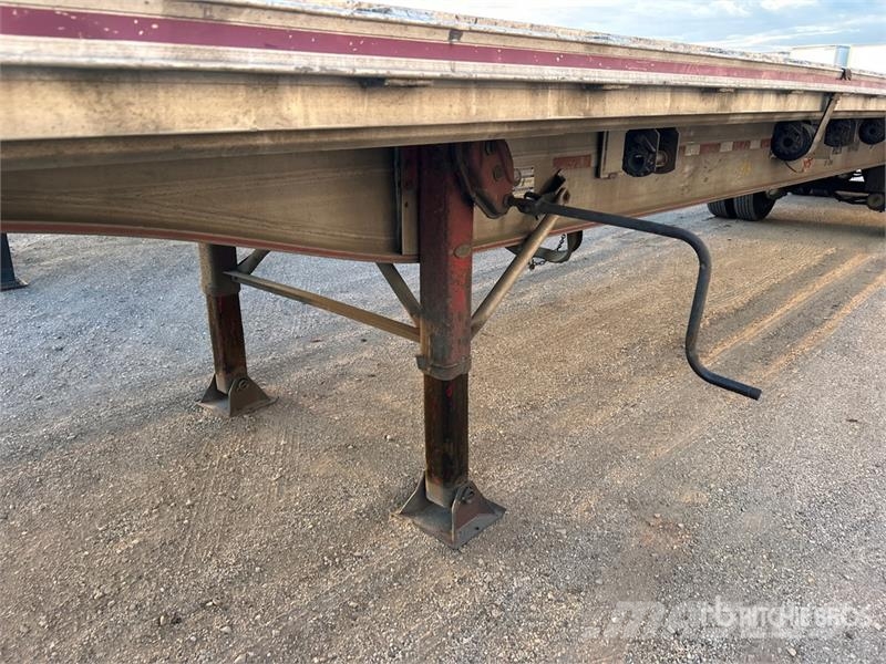 MAC 53 ft T/A Spread Axle Flatbed Trailer Pick up/Prelata