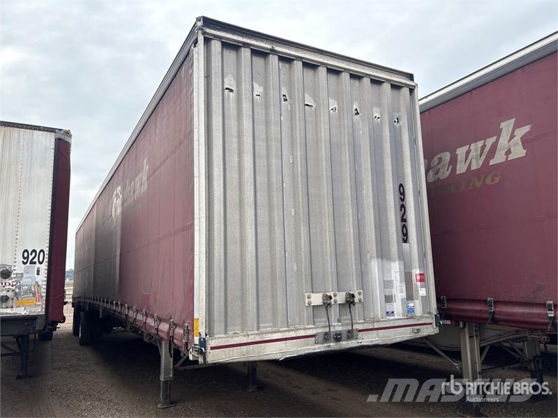 MAC 53 ft T/A Spread Axle Curtain Side Trailer مقطورات بغطاء جانبي
