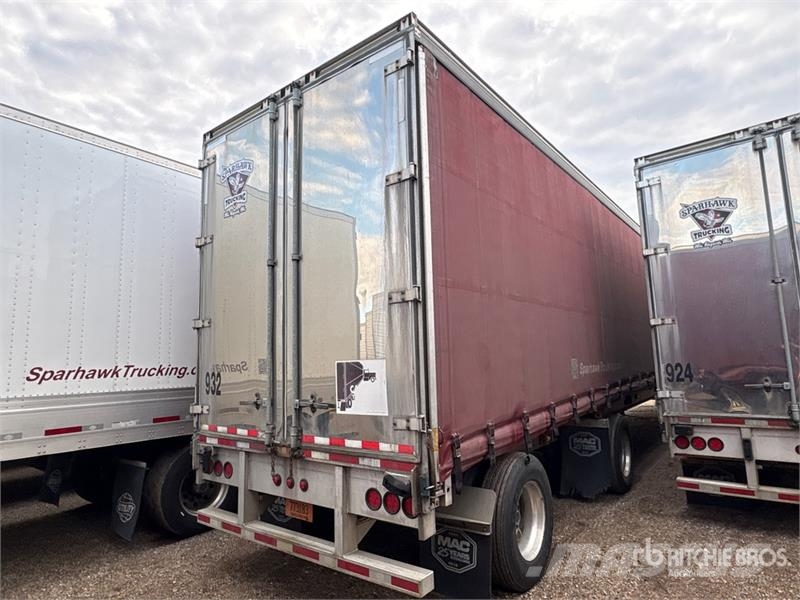 MAC 53 ft T/A Spread Axle Curtain Side Trailer Tents