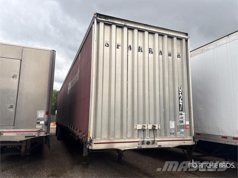 MAC 53 ft T/A Spread Axle Curtain Side Trailer Gardinanhænger