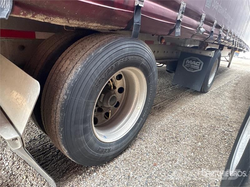 MAC 53 ft T/A Spread Axle Curtain Side Trailer Remolques de caja de lona