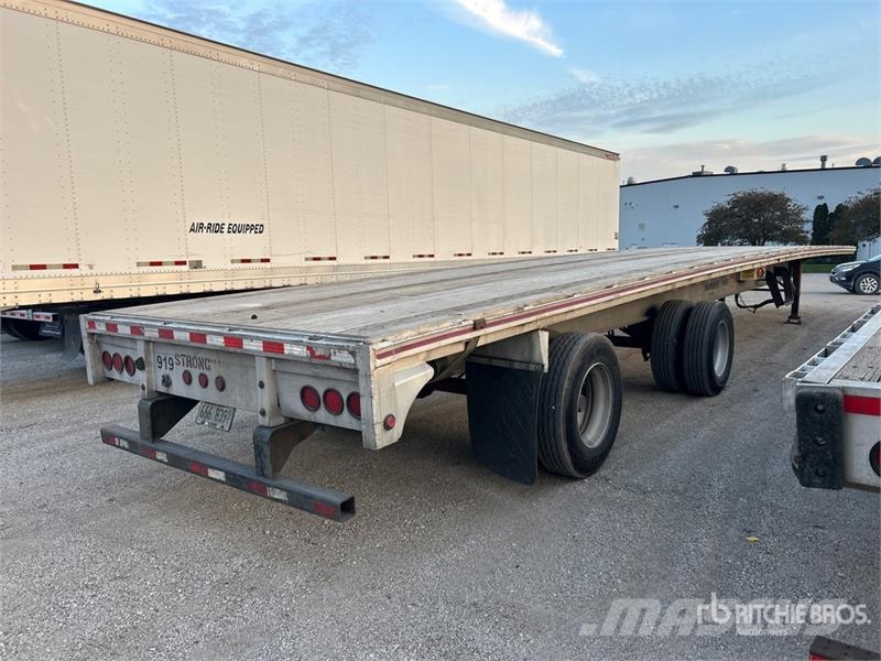 MAC 53 ft T/A Spread Axle Flatbed Trailer Pick up/Prelata