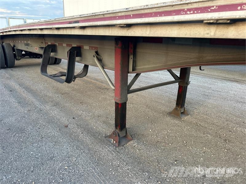 MAC 53 ft T/A Spread Axle Flatbed Trailer Pick up/Prelata