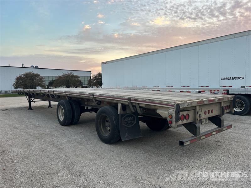 MAC 53 ft T/A Spread Axle Flatbed Trailer Pick up/Prelata