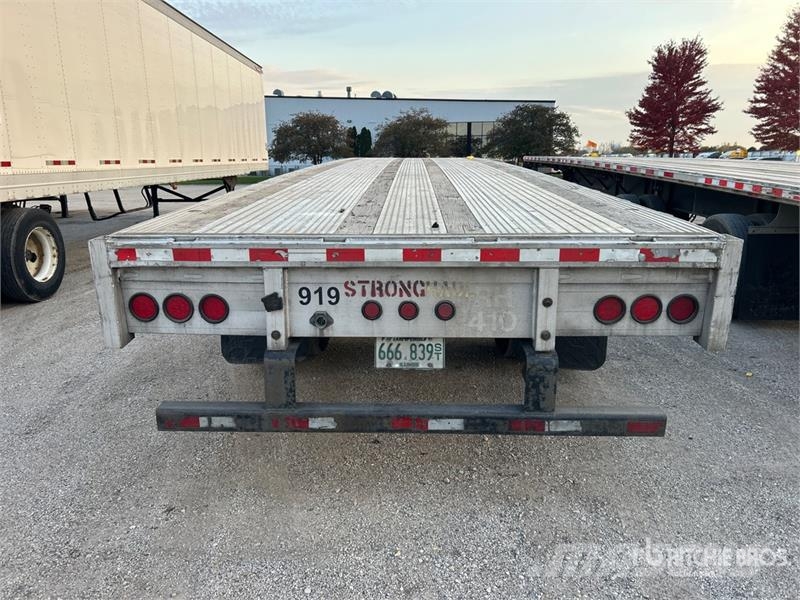 MAC 53 ft T/A Spread Axle Flatbed Trailer Pick up/Prelata