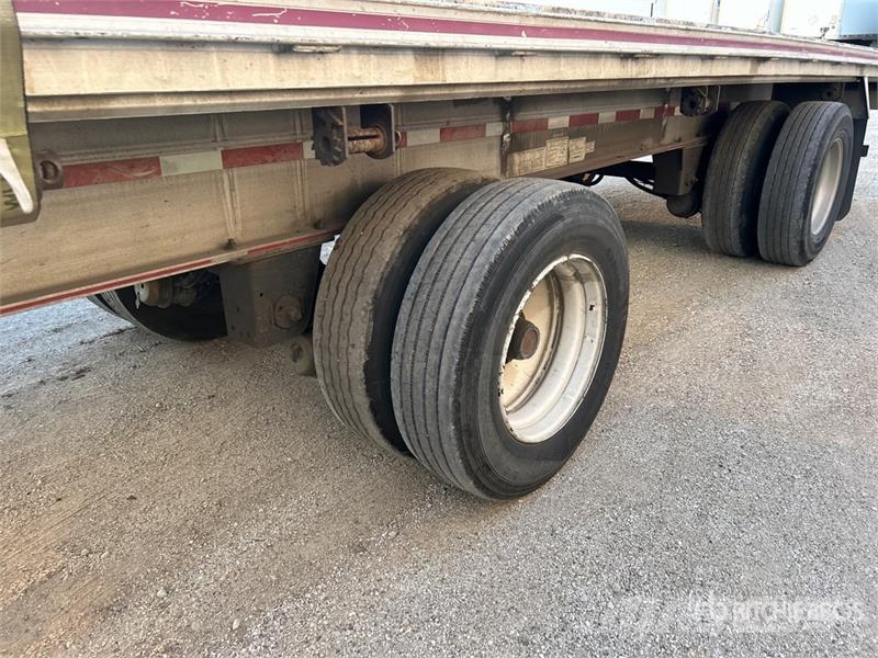 MAC 53 ft T/A Spread Axle Flatbed Trailer Pick up/Prelata