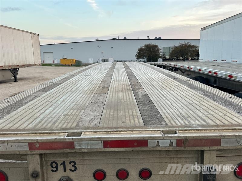 MAC 53 ft T/A Spread Axle Flatbed Trailer Pick up/Prelata