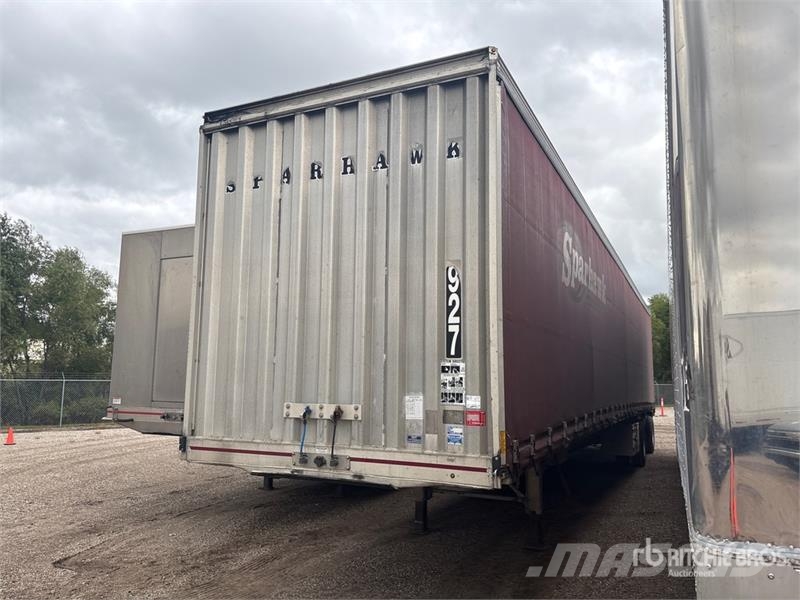 MAC 53 ft T/A Spread Axle Curtain Side Trailer Gardinanhænger