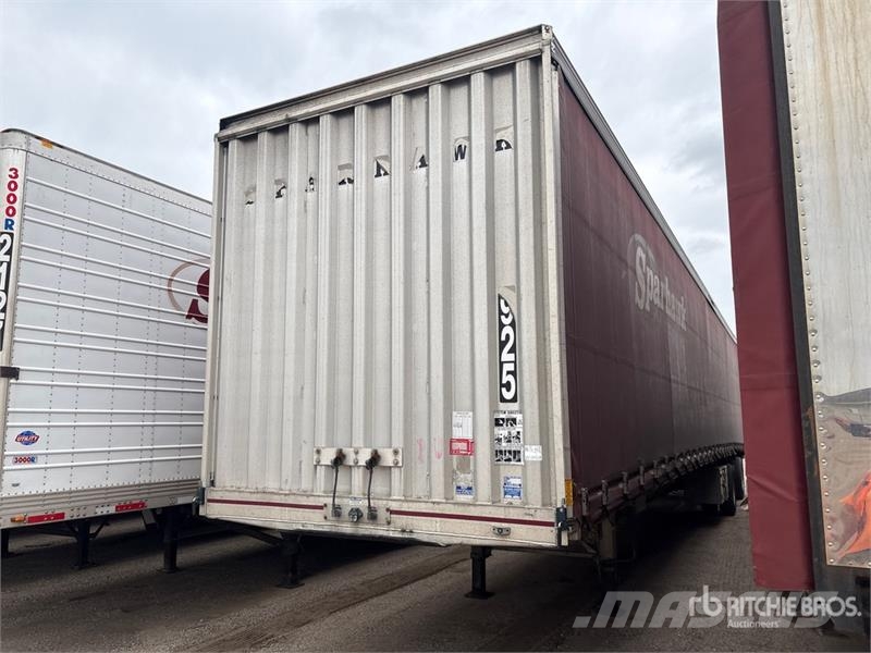 MAC 53 ft T/A Spread Axle Curtain Side Trailer Remolques de caja de lona