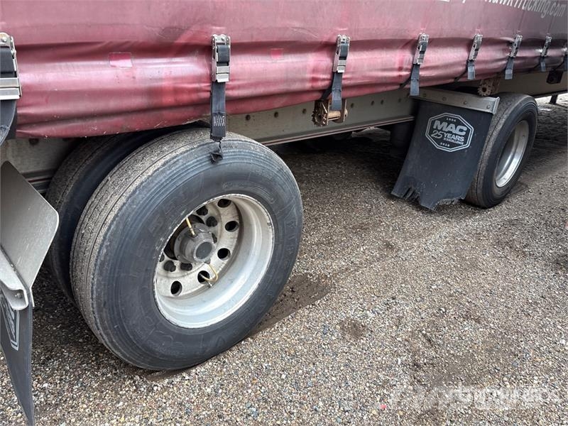 MAC 53 ft T/A Spread Axle Curtain Side Trailer Tents