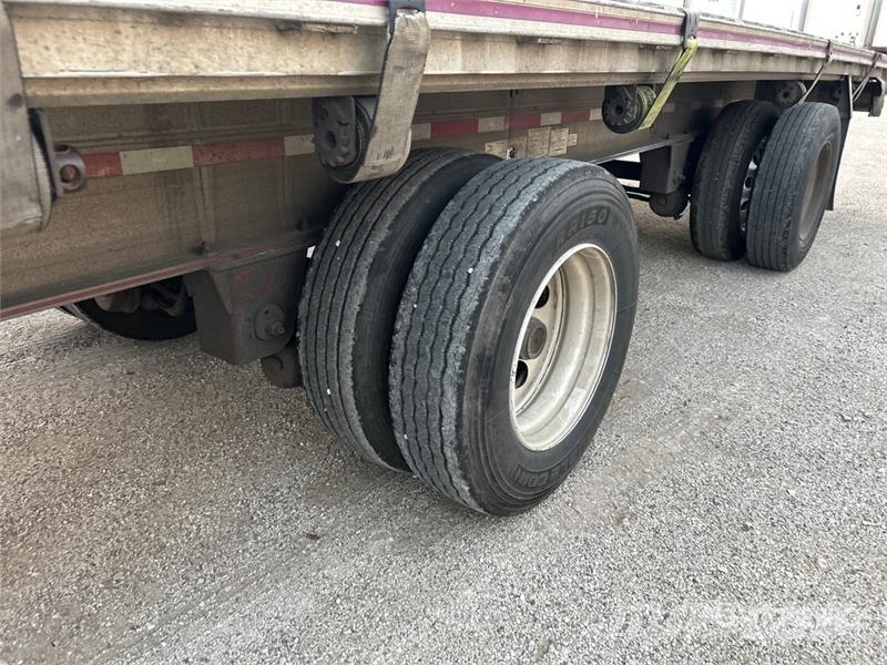 MAC 53 ft T/A Spread Axle Flatbed Trailer Pick up/Prelata