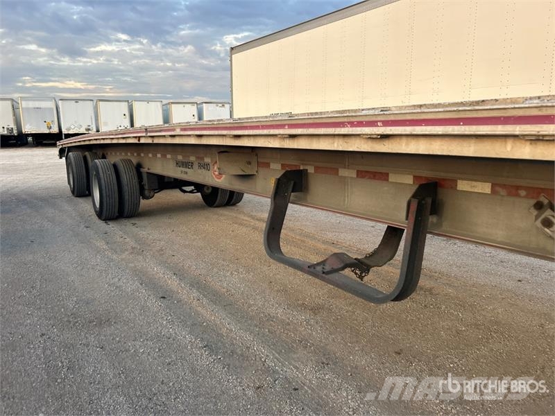MAC 53 ft T/A Spread Axle Flatbed Trailer Pick up/Prelata