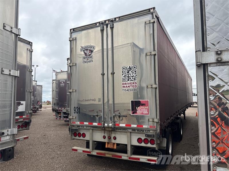 MAC 53 ft T/A Spread Axle Curtain Side Trailer Tents