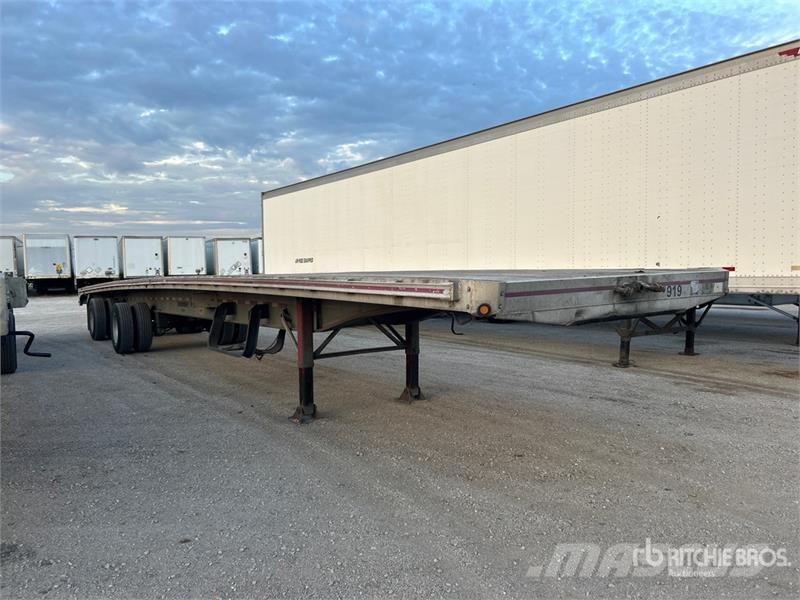 MAC 53 ft T/A Spread Axle Flatbed Trailer Pick up/Prelata