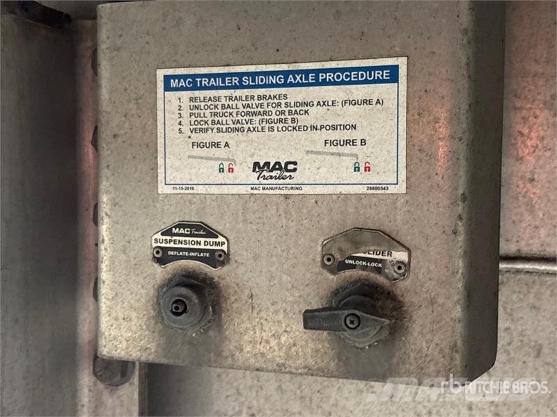 MAC 53 ft T/A Spread Axle Curtain Side Trailer Tents