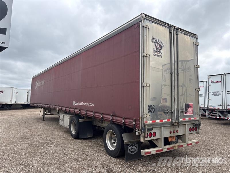 MAC 53 ft T/A Spread Axle Curtain Side Trailer Prikolica s ponjavo