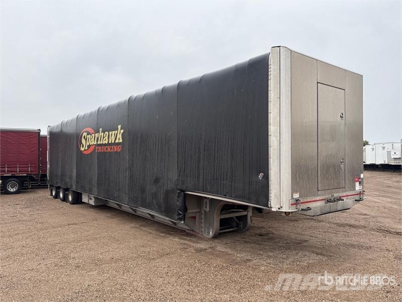 MAC 53 ft Tri/A Step Deck Curtain Side Trailer Gardinanhænger