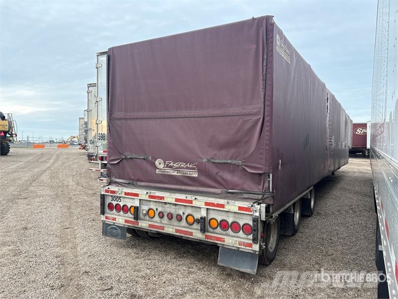 MAC 53 ft Tri/A Step Deck Curtain Side Trailer Gardinanhænger
