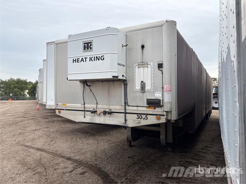MAC 53 ft Tri/A Step Deck Curtain Side Trailer Gardinanhænger