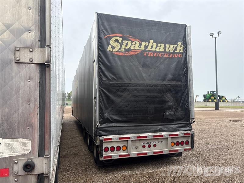 MAC 53 ft Tri/A Step Deck Curtain Side Trailer Gardinanhænger