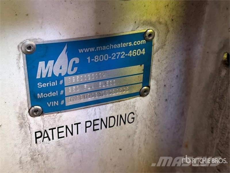 MAC 550 Equipo para calentado y descongelación