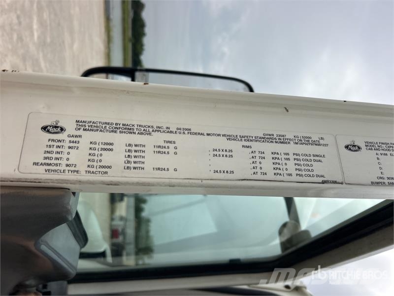Mack CXP613 트랙터 유닛