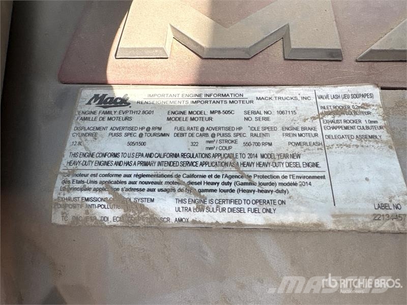 Mack CXU613 وحدات الجر