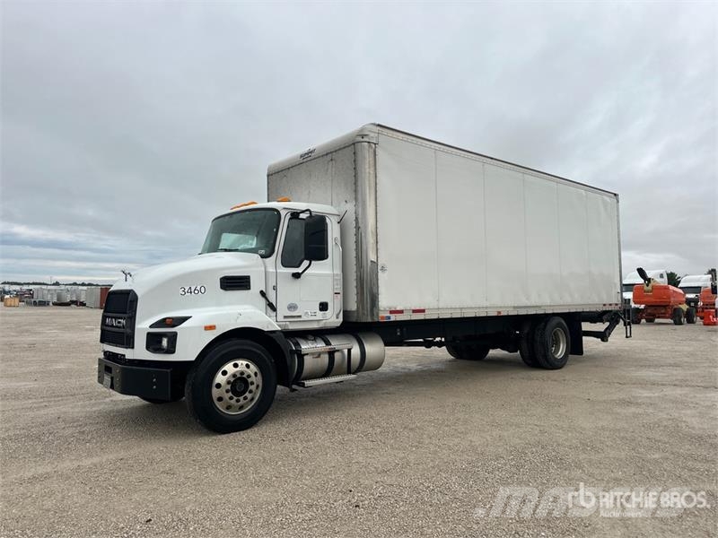 Mack MD 4x2 Van Truck ボックスボディー、ウイング、箱車