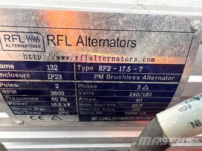  MAKINEX GEN-16P-MS-240 16 kW Portable Generator Se Alte generatoare