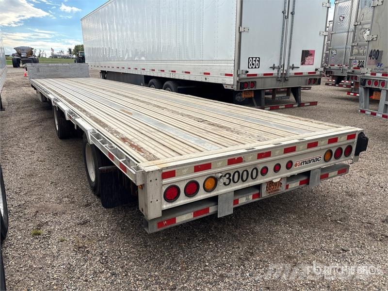 Manac 53 ft T/A Spread Axle Step Deck Trailer Zemie treileri