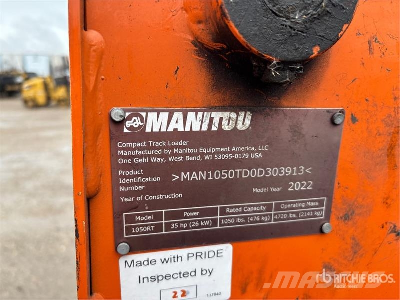 Manitou 1050RT Compact Track Loader Kompaktrakodók