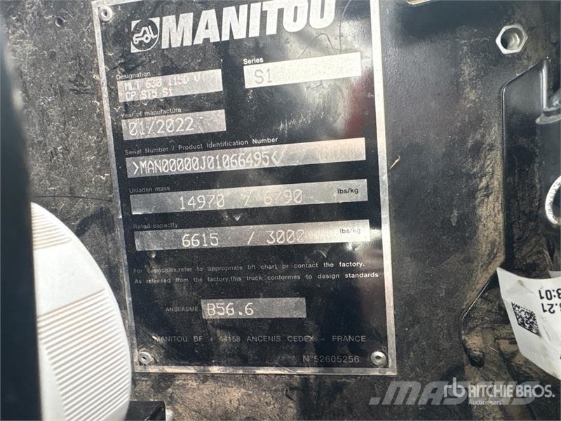 Manitou MLT360 Telehandler Telescopic handlers