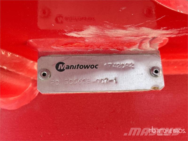 Manitowoc 1742082 Rooster Sheave Peças e equipamentos para guindastes