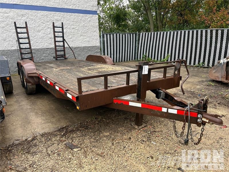 Maurer 20 ft T/A Equipment Trailer Biltransportsläp