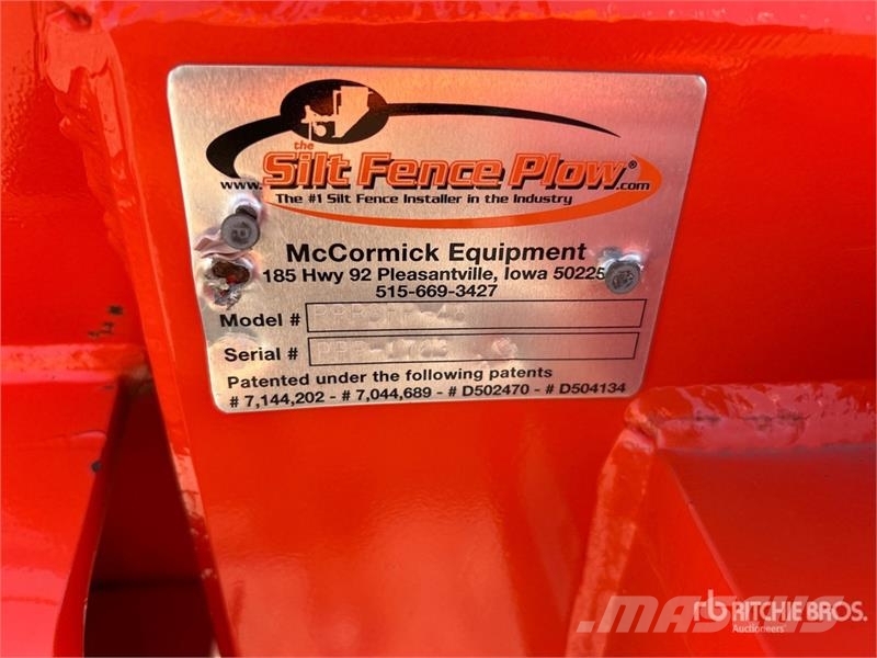 McCormick RPPSFP-48 Silt Fence Plow Drugi deli