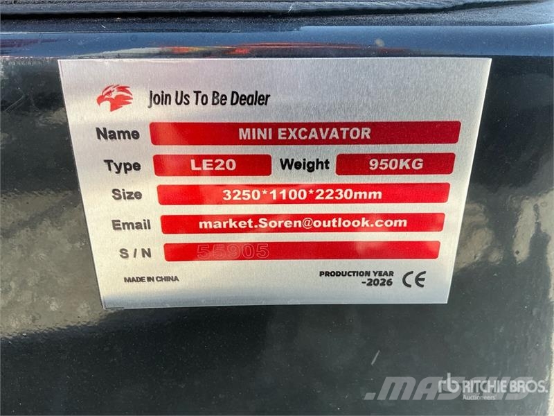  ME20-RED Yanmar Diesel Mini Excavator (Unused) Mini ekskavatori < 7 t