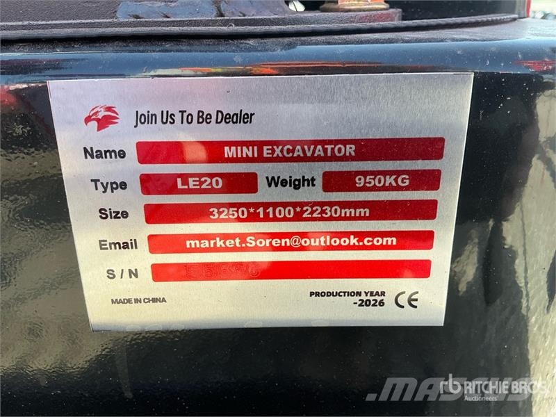 ME20-RED Yanmar Diesel Mini Excavator (Unused) Mini ekskavatori < 7 t