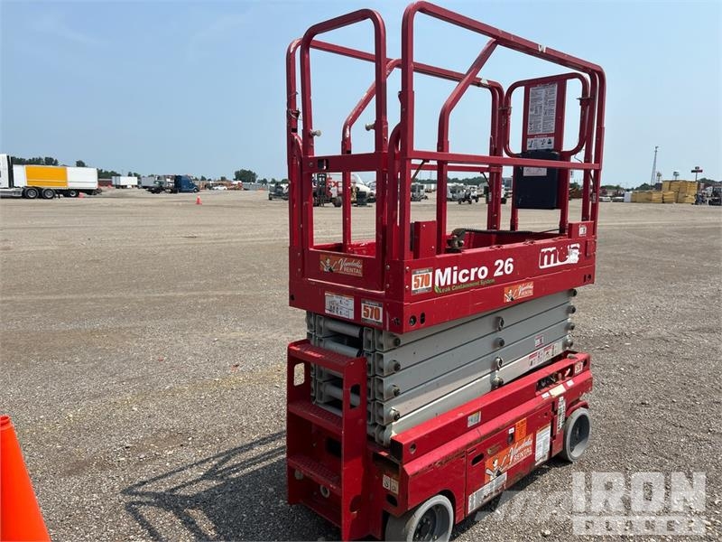 MEC Micro26 Electric Scissor Lift Elevadores de tesoura